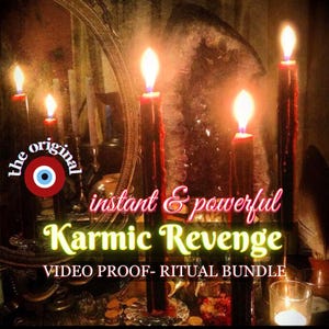 Karmic Justice Intention Candle Cast Bundle: Personalized Reading & Energy Work