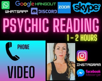 Scheduled Phone Psychic Reading - 1-2 Hour