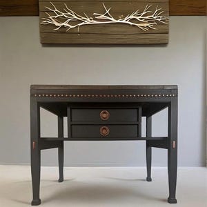 Rustieke massief houten instaptafel