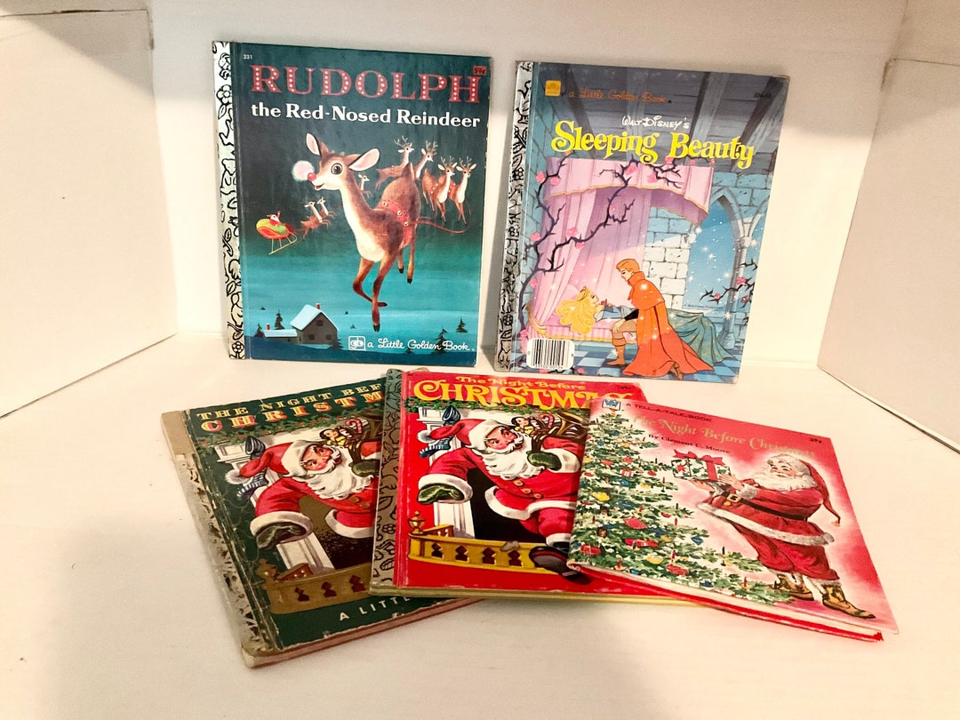 Vintage 40s 60s 70s 80s Little Golden Books Night Before Christmas ...