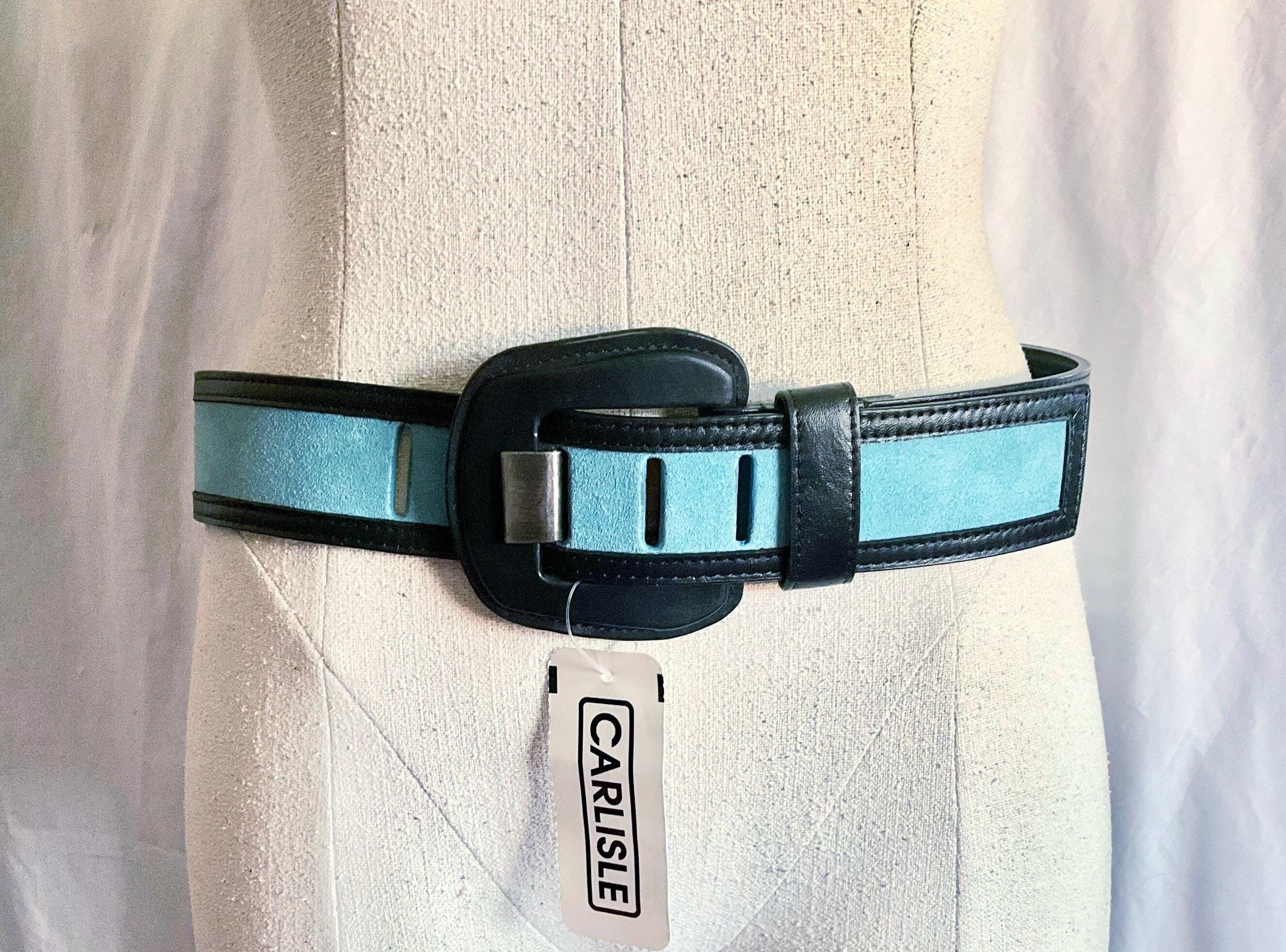 Vintage Belt Carlisle New York Leather Blue M - Etsy display picture 2