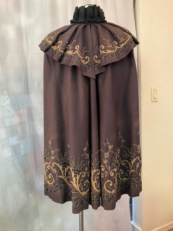 Antique 1800s Victorian Cape Cloak M Etsy
