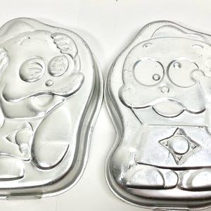 Vintage 60s Rare Japanese Manga & Anime Characters Umeboshi Denka Ice Pop Molds 2pcs bild 2