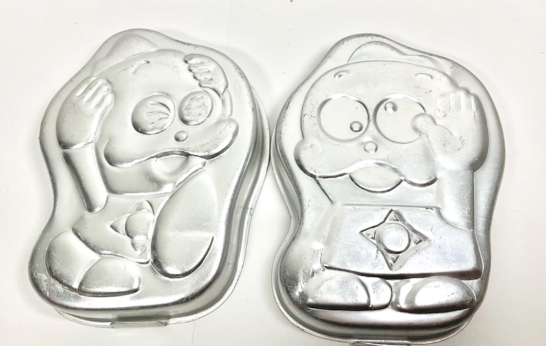 Vintage 60s Rare Japanese Manga & Anime Characters Umeboshi Denka Ice Pop Molds 2pcs bild 2