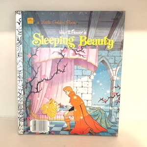Vintage 80s Little Golden Book Sleeping Beauty