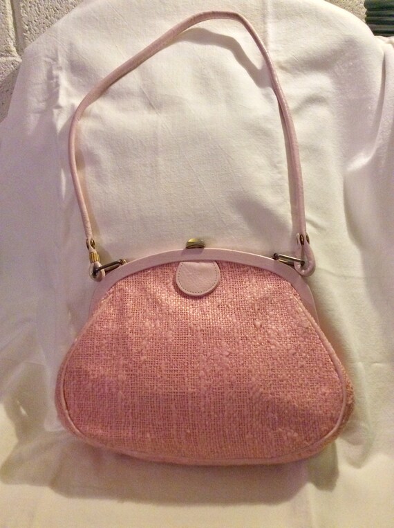 50s 60s Roger Van S Pink Handbag