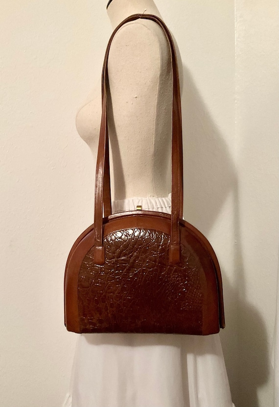 Vintage 70s 80s Coccinelle Leather Shoulder Bag