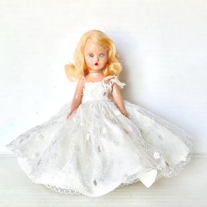 Vintage 50s Nancy Ann Storybook Doll  February Bride 6 1/4”