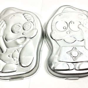 Vintage 60s Rare Japanese Manga & Anime Characters Umeboshi Denka Ice Pop Molds 2pcs bild 4