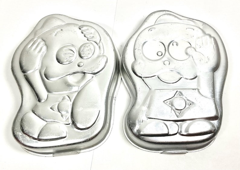 Vintage 60s Rare Japanese Manga & Anime Characters Umeboshi Denka Ice Pop Molds 2pcs bild 4