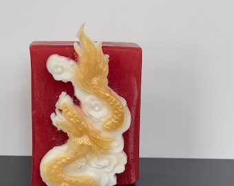 Rising Dragon soap | Handmade Vegan Soap | Sweet Bright Citrus Scent | Year of the Dragon Chinese New Year Gift | Chinese Zodiac Present