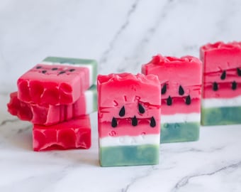 Watermelon Candy | Tropical Summer Fruit Fragrance Blend (Handmade Vegan Soap)