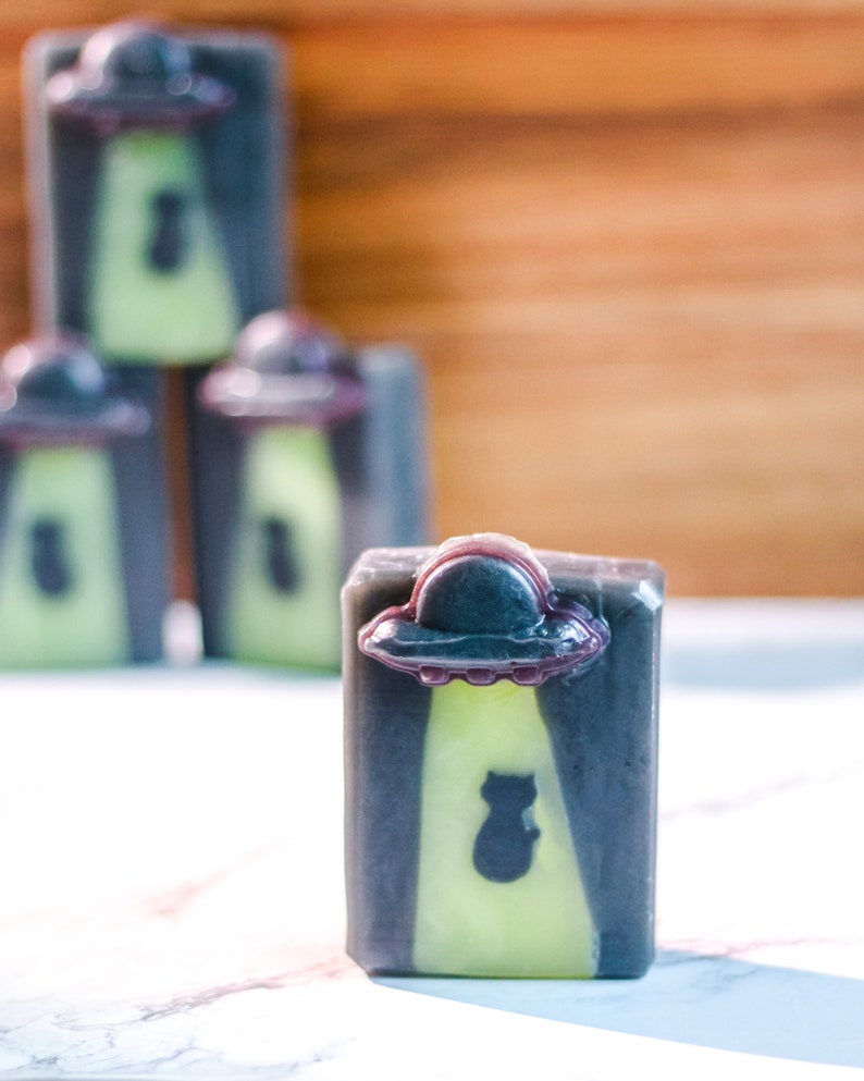 Catlien Abduction Handmade Vegan Soap Lemongrass Fragrance christmas