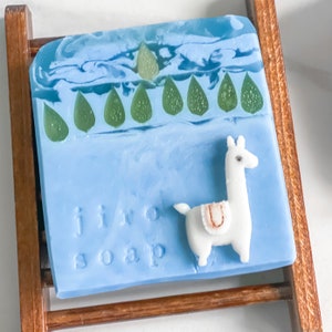 Happy Llamakah | Rainforest Fragrance (Handmade Vegan Soap | Meowfestive Holiday Special)