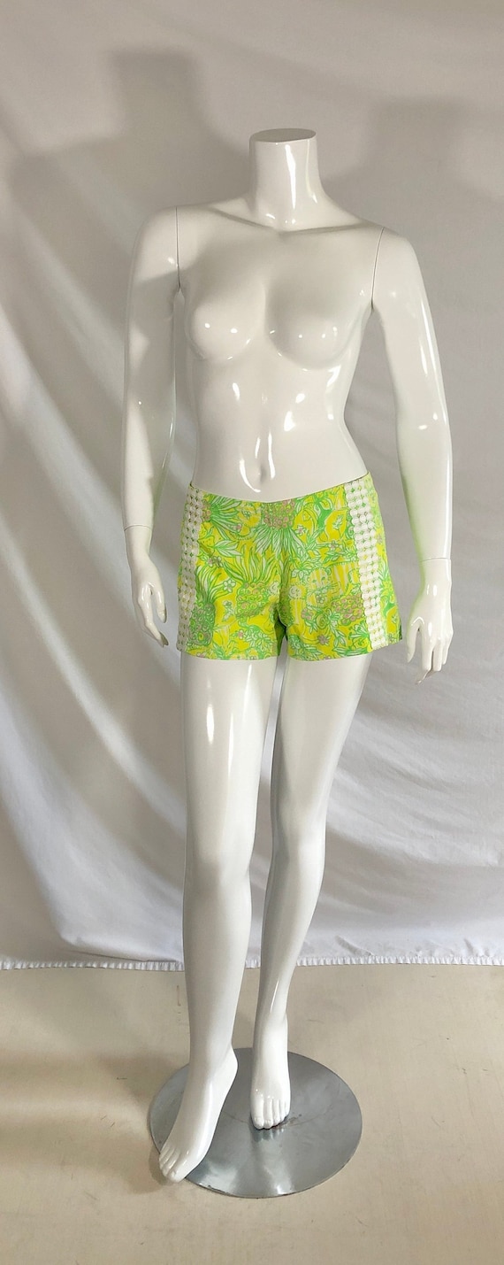 Lilly Pulitzer Liza Crazy Cat Shorts 2014 Collecti