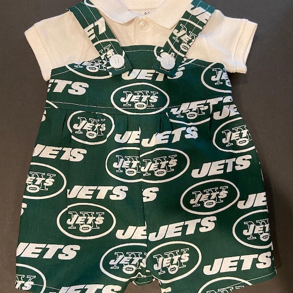 Jets Football Boys Jumper Overalls * You Choose the Size *