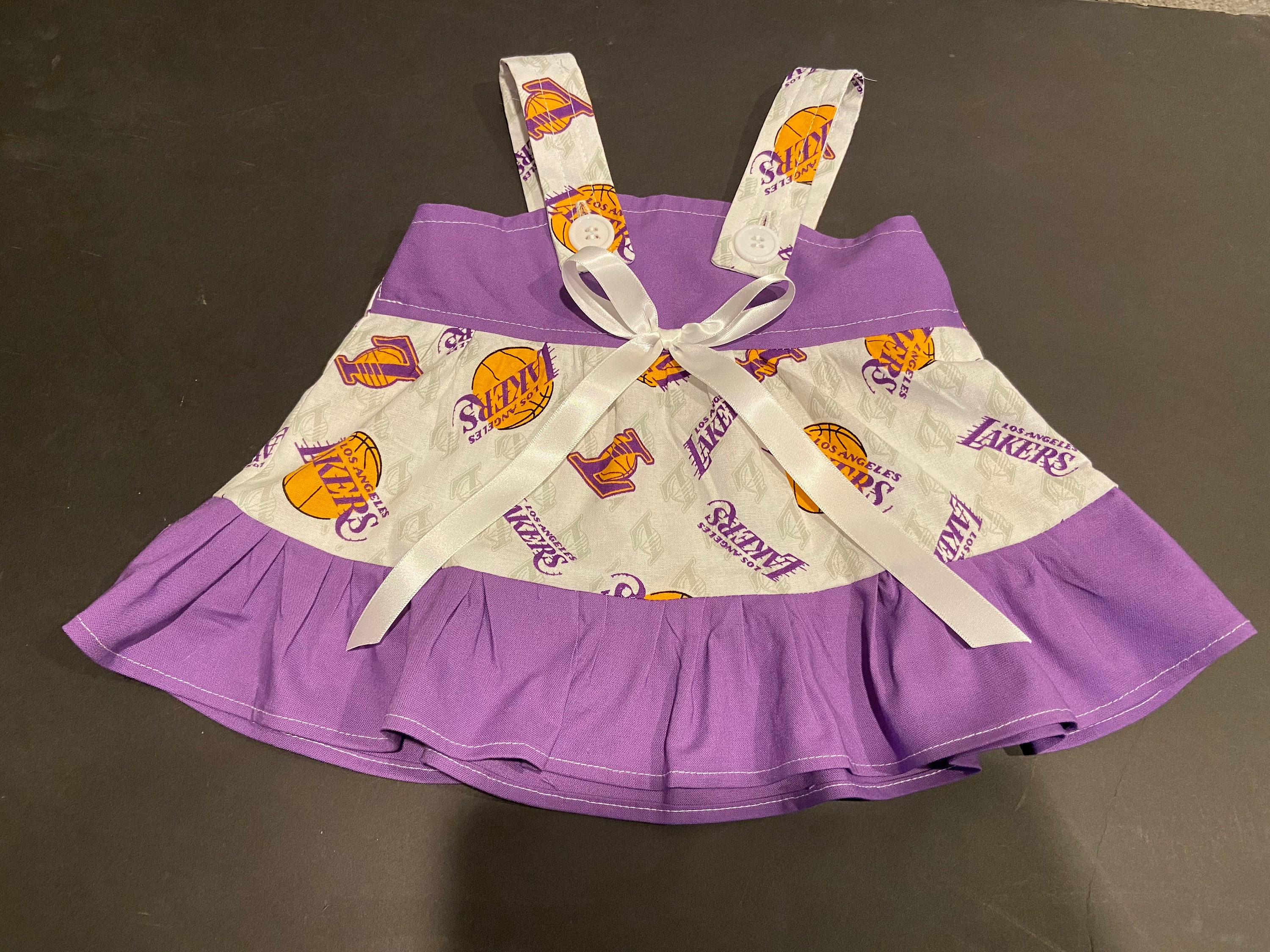 Girls LA Lakers Game Day Basketball Outfit, Baby, Toddler – Needles Knots n  Bows