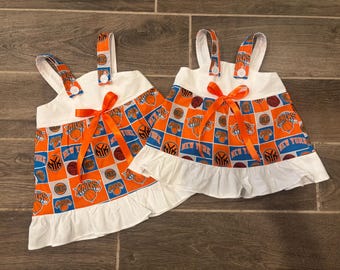 NY Knicks Basketball Baby Toddler Girls Dress * You Choose the Size *