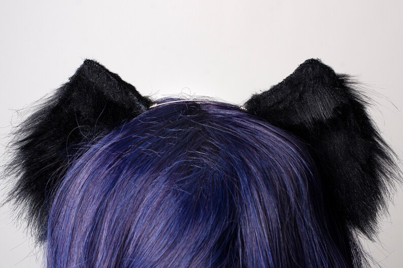 Black or White Cat Ears Etsy