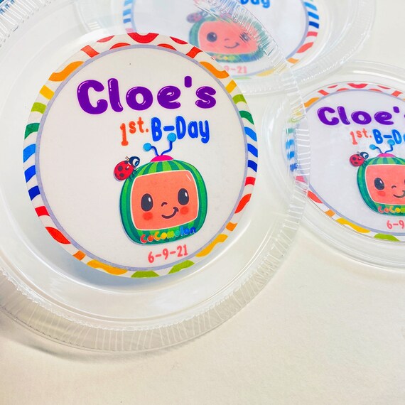 Personalized Birthday Party Plates for Kids Custom Party Etsy