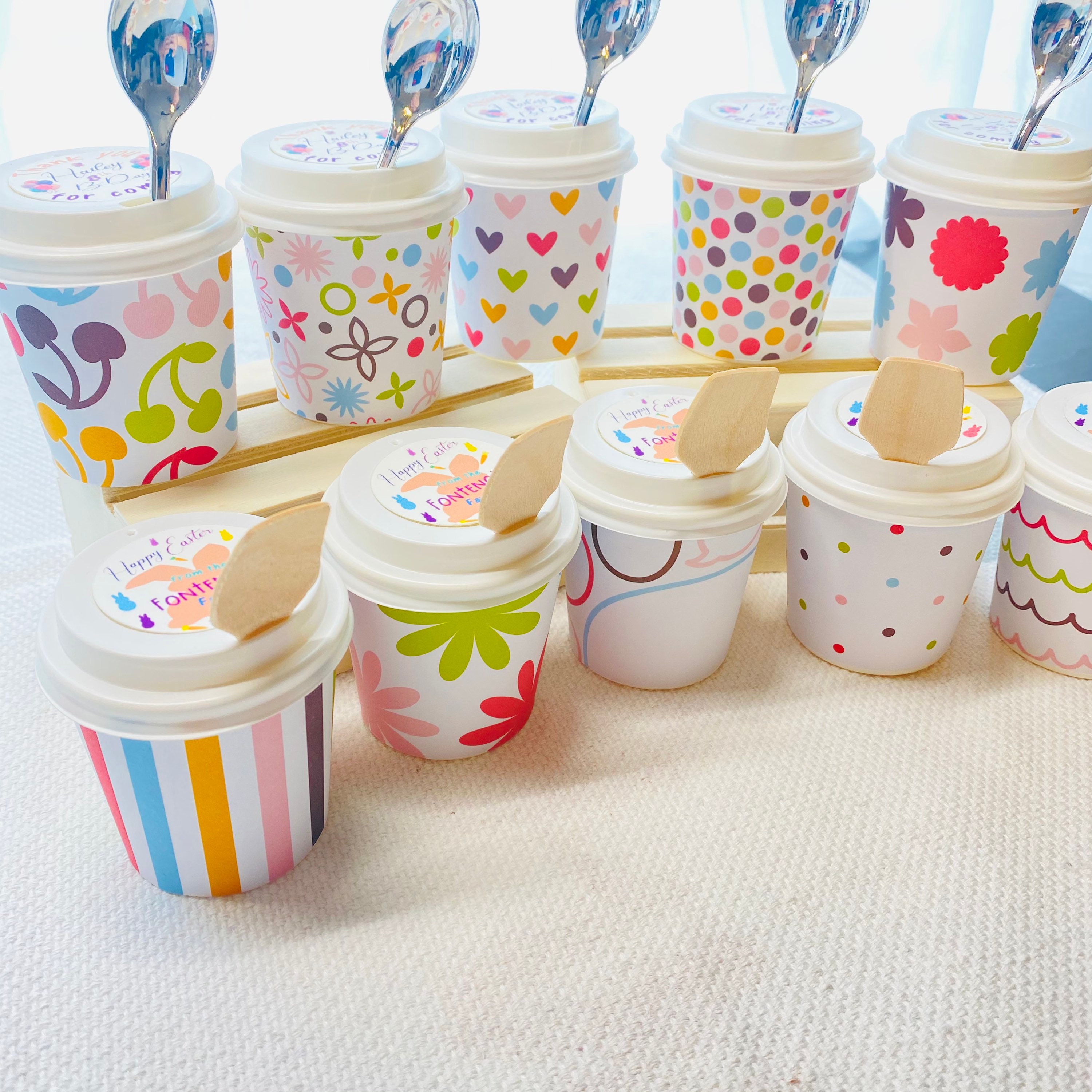 Personalized Birthday Cups First Birthday Party Favors Etsy