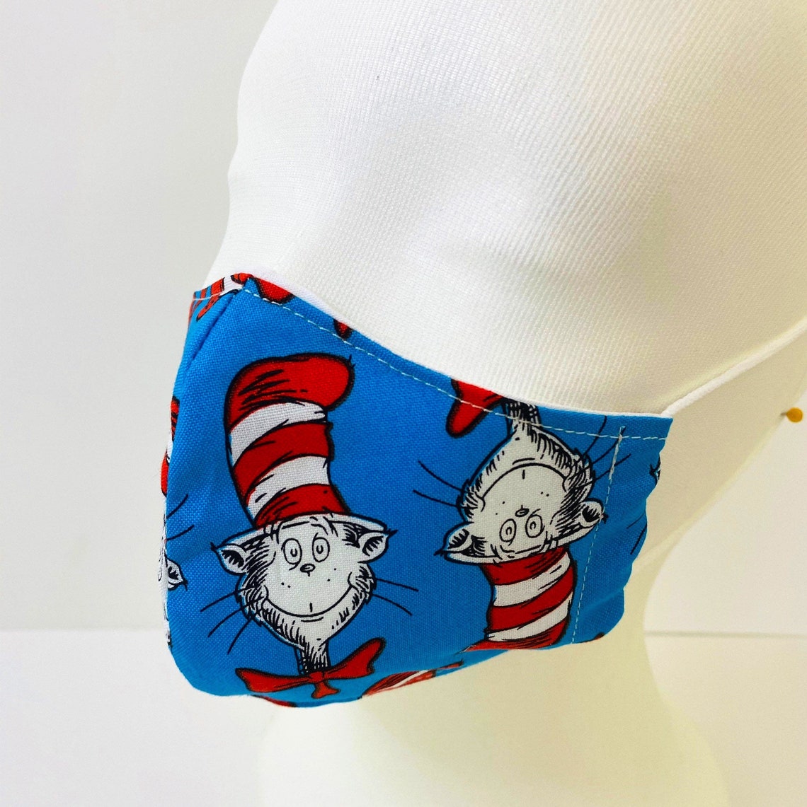 Dr. Seuss Face Masks Cat in the Hat Masks Face Mask for Etsy UK