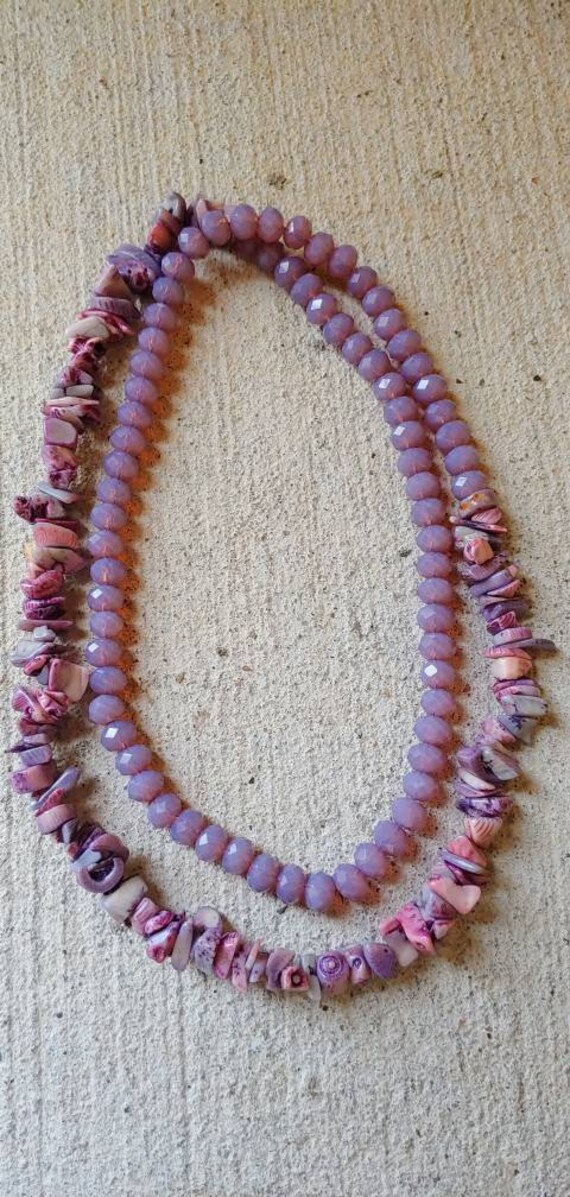Healing Purple Coral Waist Beads Etsy
