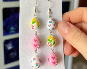 Orecchini a forma di uovo di Pasqua
