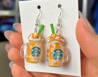 Orecchini al caramello Frappuccino