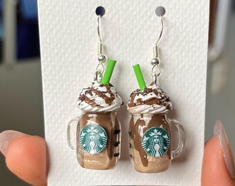 Orecchini al cioccolato Frappuccino