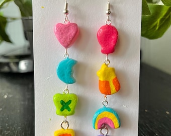 Pendientes de cereal Lucky Charms