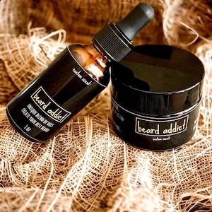 Custom Scented Beard Oil & Balm Set