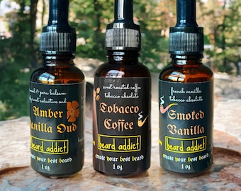 Handgjord skäggväxtolja: Jojoba, Henna och doftblandningar