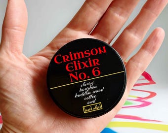 Crimson Elixir No. 6 Beard Balm | Wild Cherries + Buddha Wood | Growth & Moisture