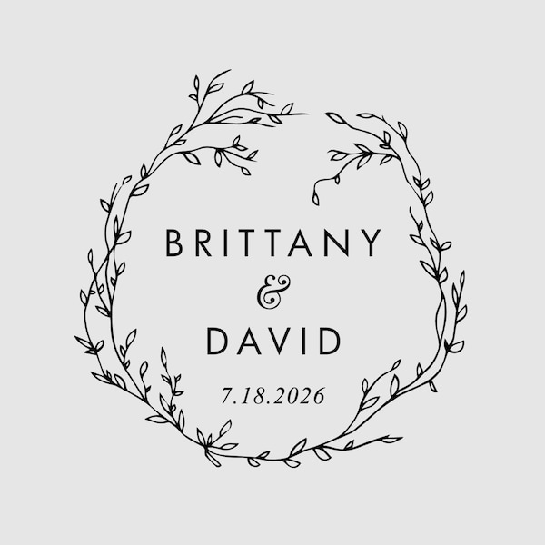 The Perfect Match Stamp Wedding Date Template