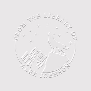 Buch Präger Wolf | Bibliothek Stempel | Fantasie Buch Stempel | Stempel, Selbstfarbstempel oder Embosser | Design: STL123