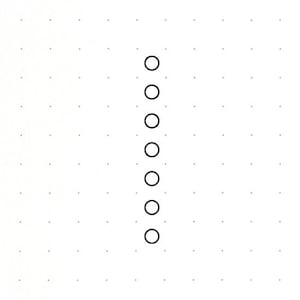 Checklist Stamp, Dot Journal Stamp, To Do List Stamp, 0.5 x 1.5 inches, STP001