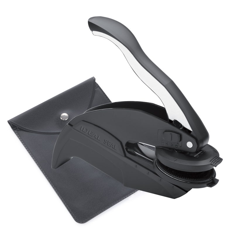 Custom Rectangular Embosser Rectangle Personalized Embosser Etsy