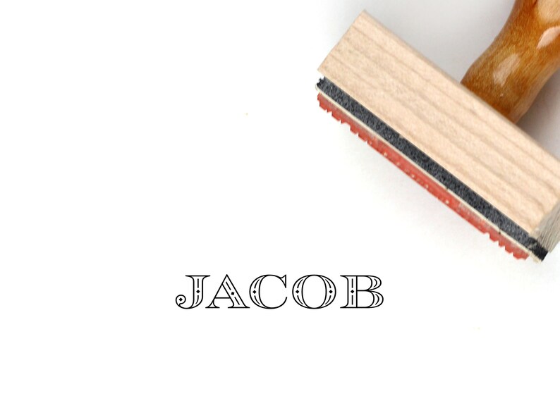 Custom Name Stamp Self Inking, Name Stamper, Personalized Name Stamp Kids, 0.75 x 2 inches, STN001 bild 2