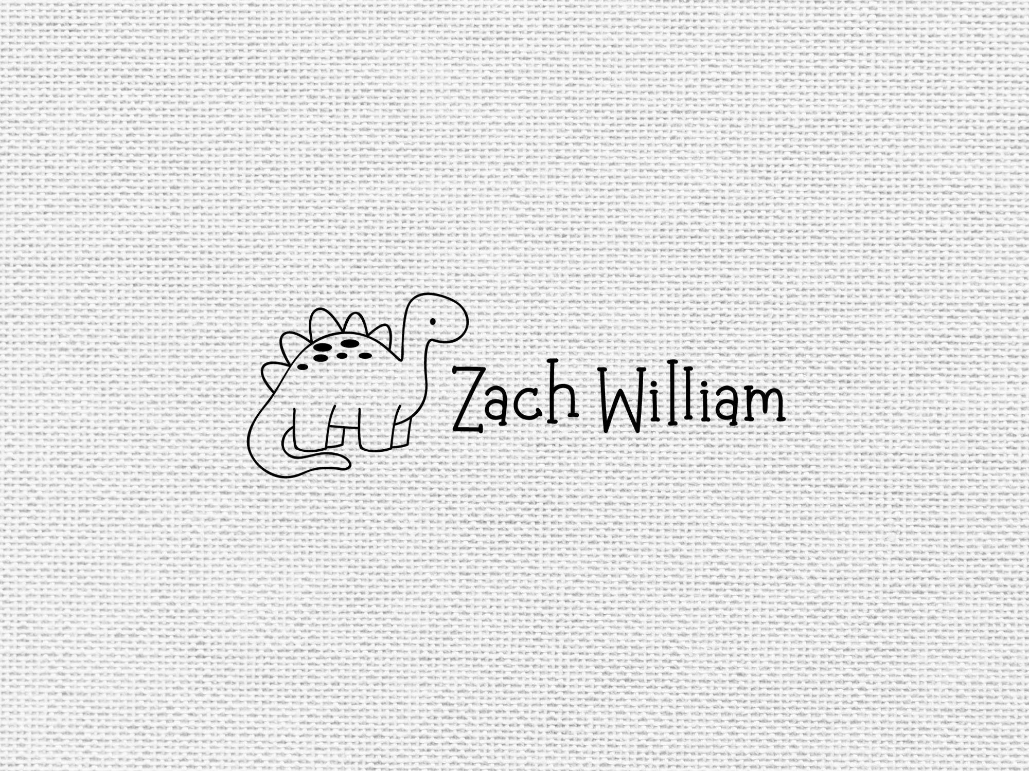 Cartoon Dinosaur Unicorn Custom Name Stamp For Clothing Personalise For  Baby Clothes Chapter Children's Kawaii name sticher