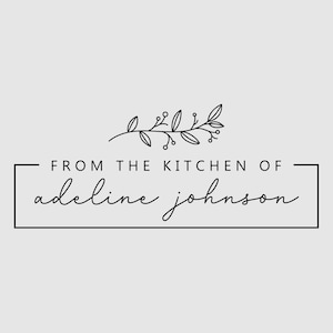 From the Kitchen of Stamp | Made with Love by Stamp | Handmade by Stamp | Rubber Stamp, Self Inking Stamp or Embosser | Design: STB009