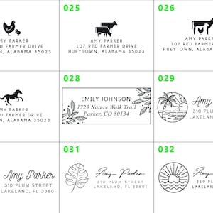 Return Address Stamp Personalized, Mailing Label, Custom Self-inking ...