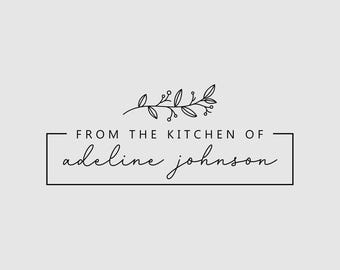 From the Kitchen of Stamp | Made with Love by Stamp | Handmade by Stamp | Rubber Stamp, Self Inking Stamp or Embosser | Design: STB009