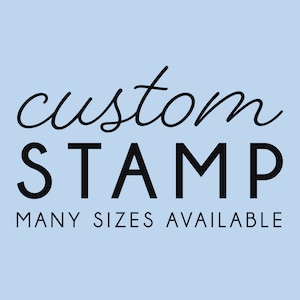 Large Custom Stamp Logo, Custom Stamp Large, Custom Rubber Stamp Small, Personalized Stamper