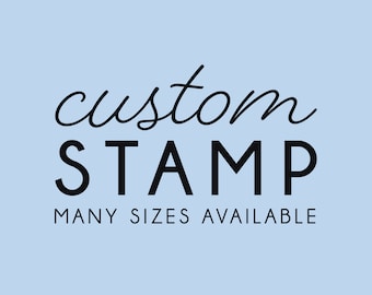 Large Custom Stamp Logo, Custom Stamp Large, Custom Rubber Stamp Small, Personalized Stamper