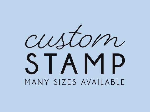 Large Custom Stamp Logo, Custom Stamp Large, Custom Rubber Stamp Small, Personalized Stamper