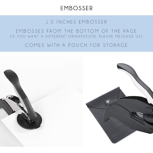 Embosser Small Rectangle Custom Rectangular Embosser | Rectangle Personalized Embosser | Custom ...