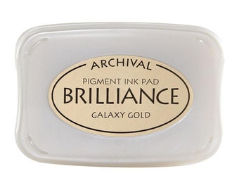 Gold Ink Pad | Brilliance Galaxy Gold Ink Pad | Archival Ink