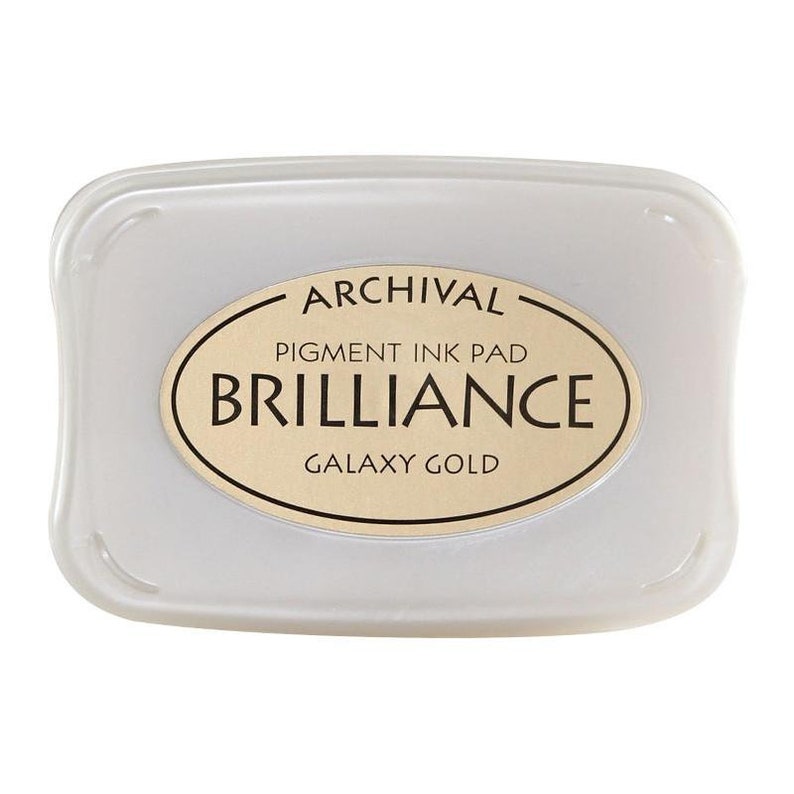 Gold Ink Pad Brilliance Galaxy Gold Ink Pad Archival Ink image 1