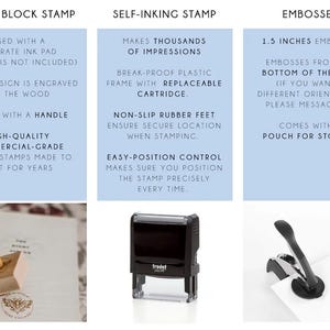 Mermaid Book Stamp Personalized | Nautical Book Plate | Library Stamp | Rubber Stamp, Self Inking Stamp or Embosser | Design: STL086 immagine 6